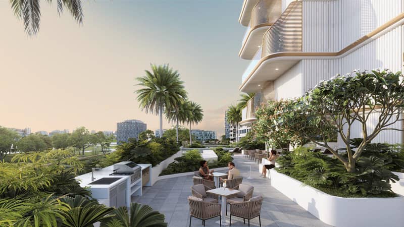 Новый проект на берегу моря Sunset Bay Grand с бассейнами и клубным домом, Dubai Islands, Дубай, ОАЭ — фото 17