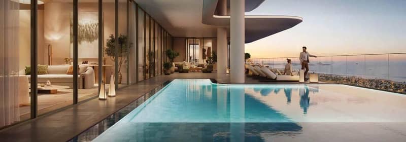 Новый высотный проект Avarra by Palace с бассейном и садом, Business Bay, Дубай, ОАЭ — фото 3