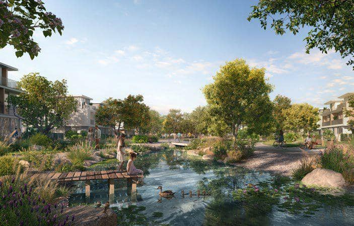 New complex of villas Ovelle The Valley with green areas and sports grounds, Al Yufrah 1, Dubai, UAE — photo 7