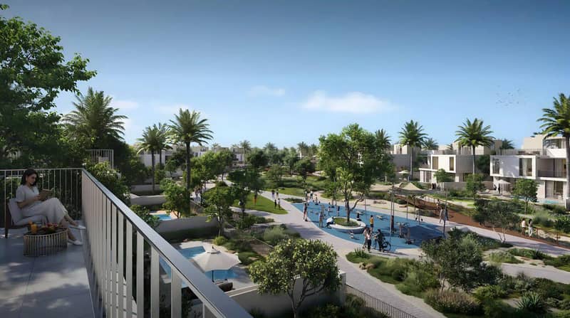 New complex of villas Ovelle The Valley with green areas and sports grounds, Al Yufrah 1, Dubai, UAE — photo 2