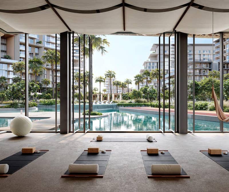 Новый проект City Walk Crestlane 4|5 с бассейнами, лужайками и водными украшениями, Al Wasl, Дубай, ОАЭ — фото 7