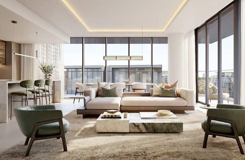 Новый проект City Walk Crestlane 4|5 с бассейнами, лужайками и водными украшениями, Al Wasl, Дубай, ОАЭ — фото 3