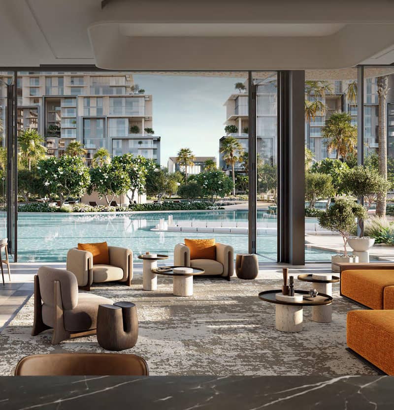 Новый проект City Walk Crestlane 4|5 с бассейнами, лужайками и водными украшениями, Al Wasl, Дубай, ОАЭ — фото 9