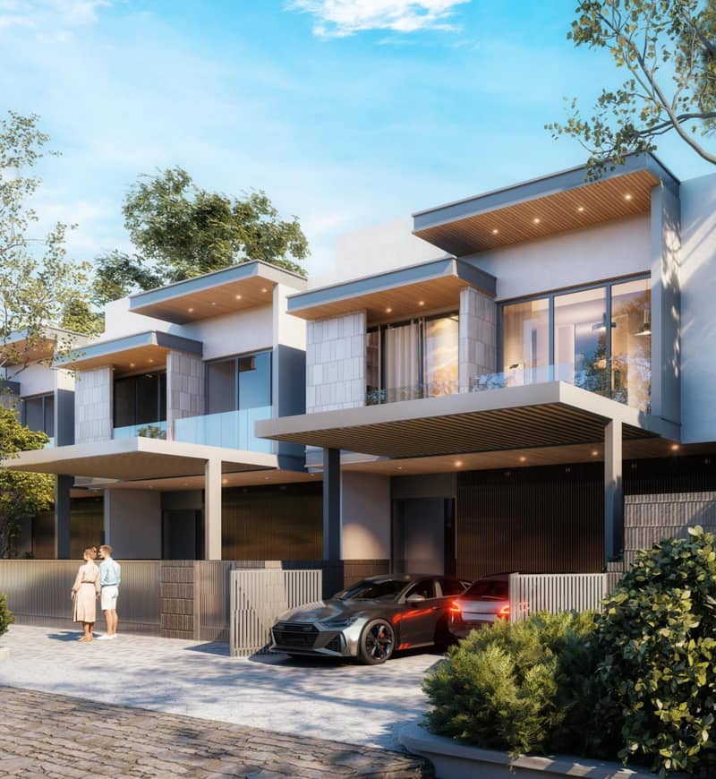 8 new villas in residential complex Pinewood Estate Homes in Jumeirah Golf Estates — photo 2