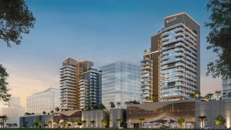 169 new flats in residential complex Azizi Leily in Al Jadaf — photo 2