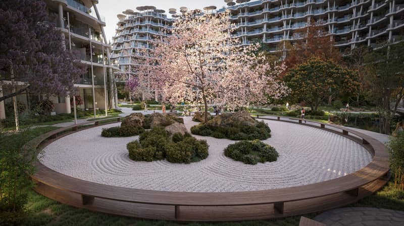 104 новые квартиры в ЖК Sakura Gardens в Wadi Al Safa 2 — фото 11