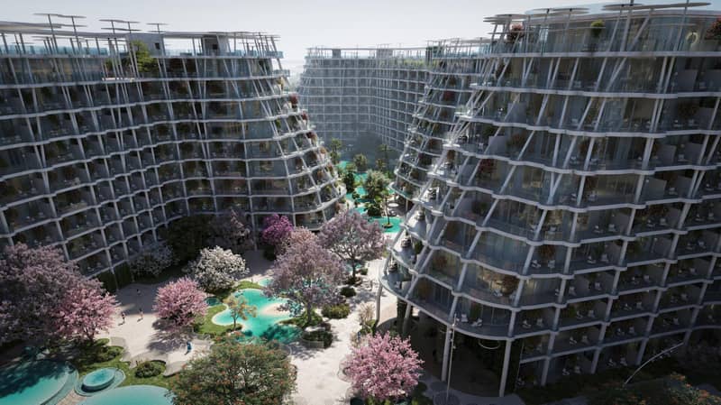67 новых квартир в ЖК Sakura Gardens в Wadi Al Safa 2 — фото 3