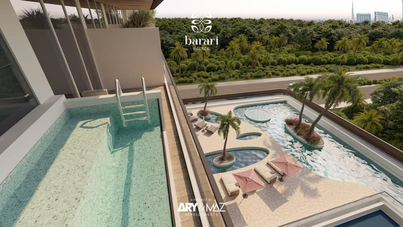 84 новые квартиры в ЖК Barari Palace в Majan — фото 9