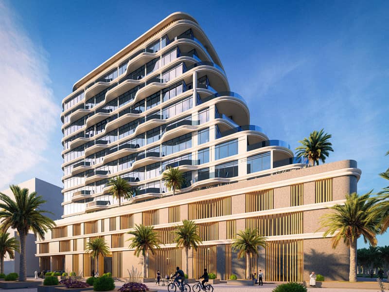 New complex of furnished apartments Zephyra with a park and picturesque views, 7 minutes from Persian Gulf, Dubai Islands, UAE — photo 21