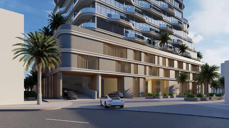 New complex of furnished apartments Zephyra with a park and picturesque views, 7 minutes from Persian Gulf, Dubai Islands, UAE — photo 16