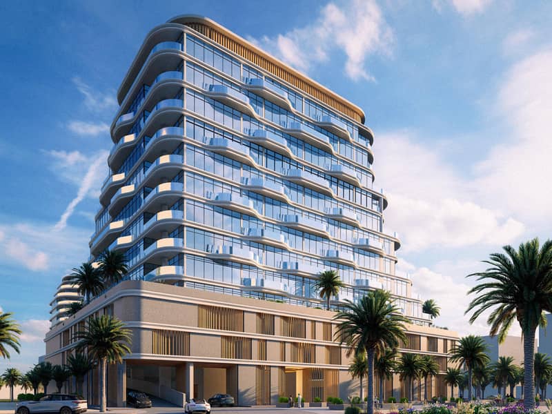 New complex of furnished apartments Zephyra with a park and picturesque views, 7 minutes from Persian Gulf, Dubai Islands, UAE — photo 20