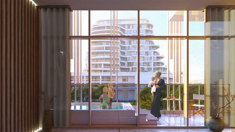 New complex of furnished apartments Zephyra with a park and picturesque views, 7 minutes from Persian Gulf, Dubai Islands, UAE — photo 10