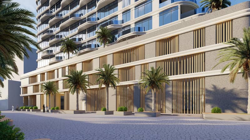 New complex of furnished apartments Zephyra with a park and picturesque views, 7 minutes from Persian Gulf, Dubai Islands, UAE — photo 17