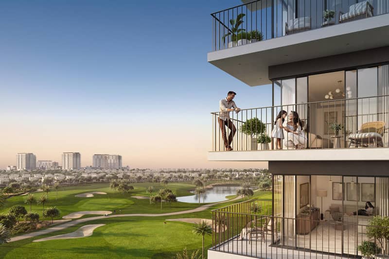 5 new flats in residential complex Golf Vale in Dubai South — photo 2