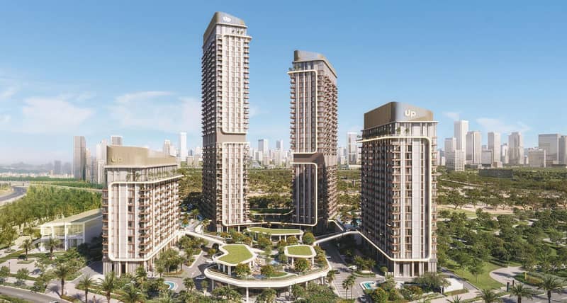 Mirdad Towers contemporary residential complex in Motor City district, Dubai, UAE — photo 2