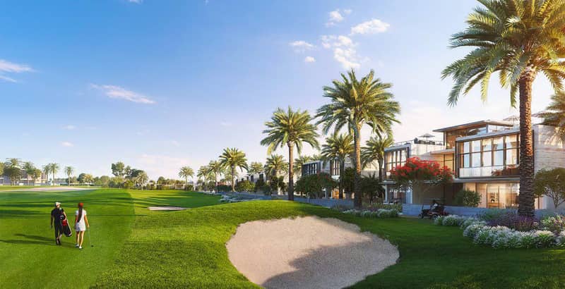 Luxury villas in Golf Place Terraces, a prestigious area of Dubai Hills, UAE — photo 2