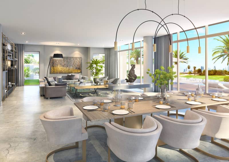Luxury villas in Golf Place Terraces, a prestigious area of Dubai Hills, UAE — photo 5