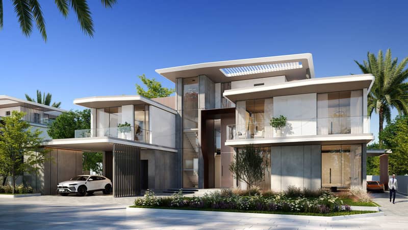 Luxury villas with pools at Dubai Hills Vista in Dubai Hills Estate area, UAE — photo 4