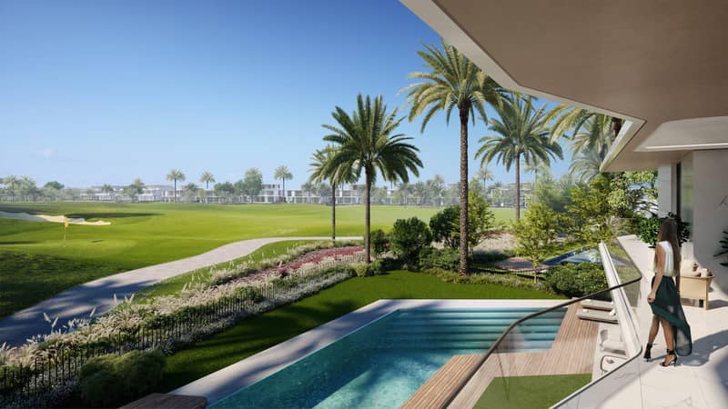 Luxury villas with pools at Dubai Hills Vista in Dubai Hills Estate area, UAE — photo 2