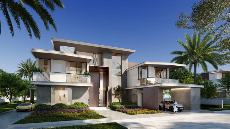 Luxury villas with pools at Dubai Hills Vista in Dubai Hills Estate area, UAE — photo 5