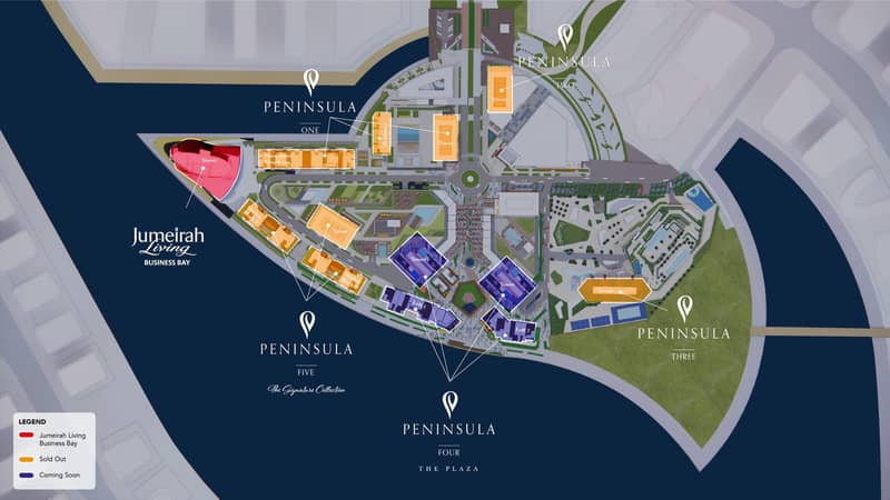 3 новых объекта в ЖК Peninsula Jumeirah living Business Bay в Business Bay — фото 17