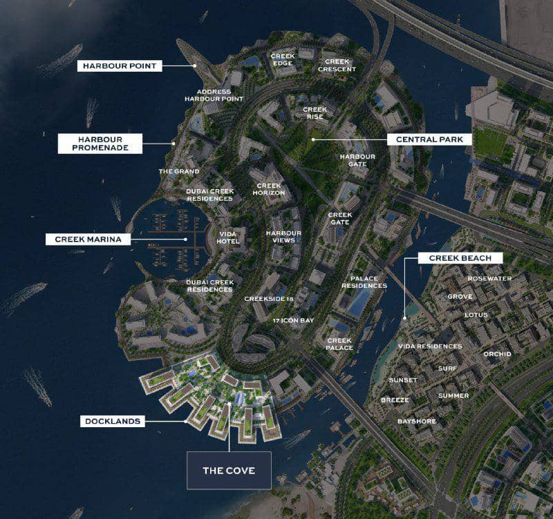 1 new object in residential complex The Cove II in Dubai Creek Harbour — photo 11