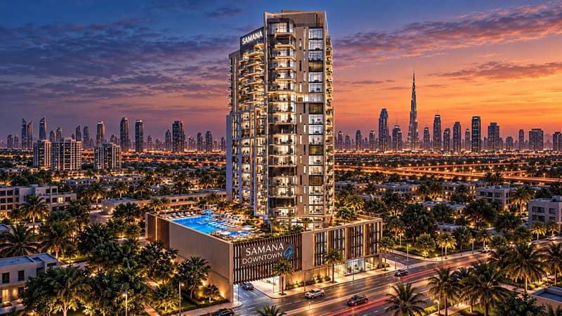 3 новые квартиры в ЖК Samana Downtown One в Jabal Ali Industrial Second — фото 5