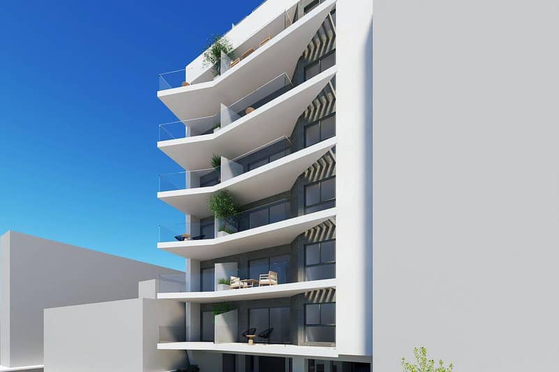 New apartments in a modern residential complex with a parking, the center of Athens, Attica, Greece — photo 4