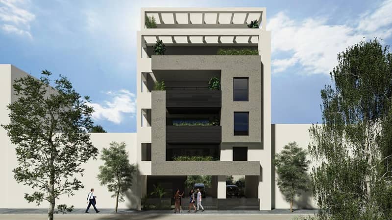 New residential complex with an elevator and a parking in Nea Smyrni, Attica, Greece — photo 3