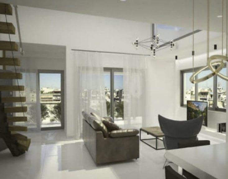 Modern apartment complex with spacious balconies, in the prestigious area of Piraeus, Athens, Greece — photo 3