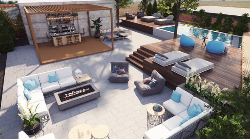 Low-rise apartment complex with spacious terrace with Jacuzzi and lounge area, sea views, Alimos, Greece — photo 4