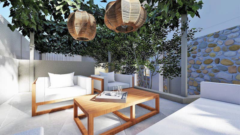 Low-rise apartment complex with spacious terrace with Jacuzzi and lounge area, sea views, Alimos, Greece — photo 8