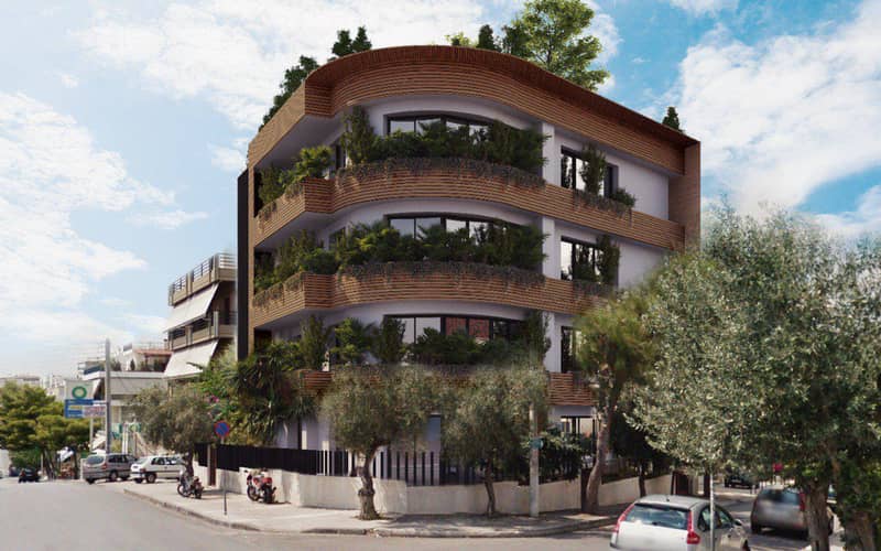Low-rise apartment complex with spacious terrace with Jacuzzi and lounge area, sea views, Alimos, Greece — photo 6