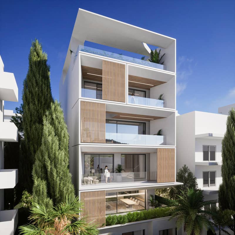 Spacious apartments of low-rise project in a quiet neighbourhood by the sea, Glyfada — photo 2