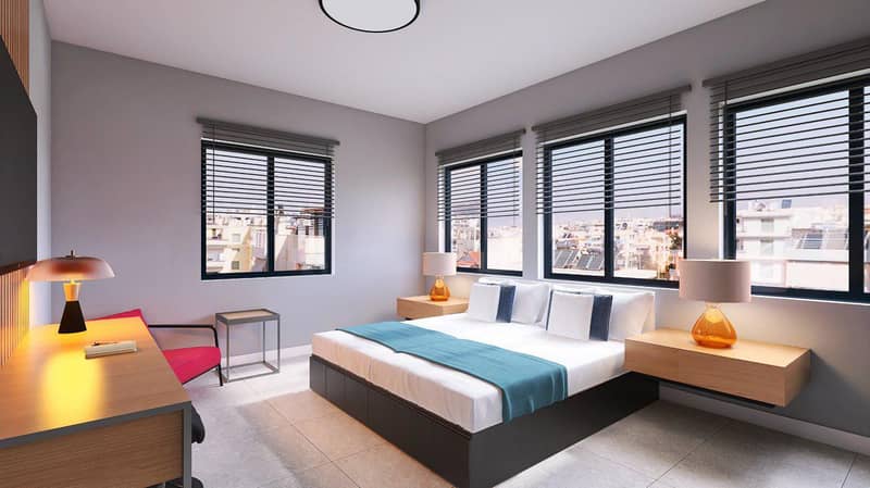 Share in a new hotel near the port, the center of Piraeus, Greece — photo 4
