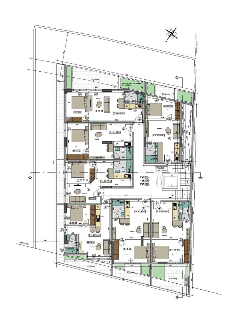 First-class residence with a rooftop swimming pool and restaurant near the beach, Piraeus, Greece — photo 41
