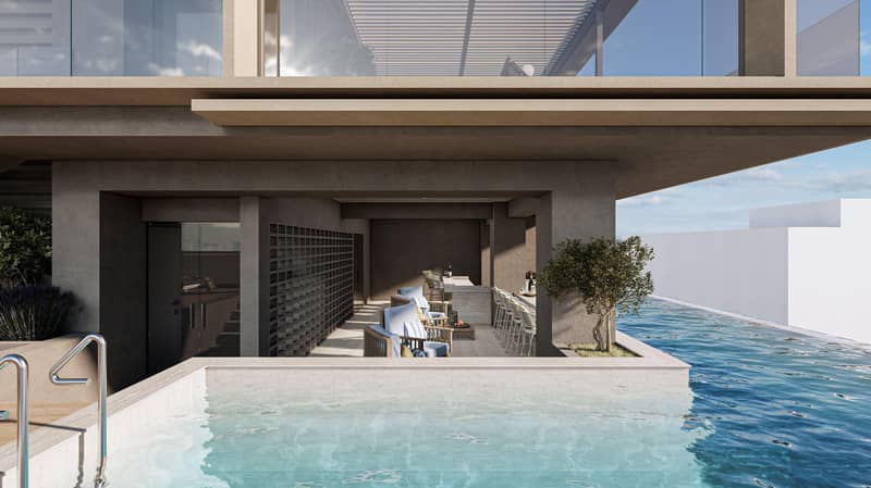Modern residence with a swimming pool at 170 meters from the sea, Piraeus, Greece — photo 4