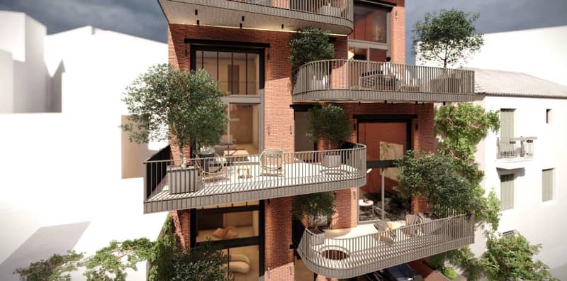 New complex of apartments with a gym in the center of Athens, Greece — photo 6