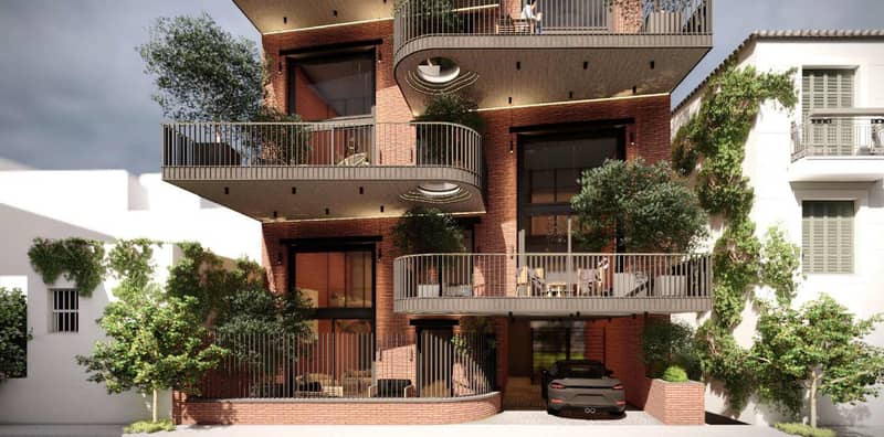 New complex of apartments with a gym in the center of Athens, Greece — photo 5