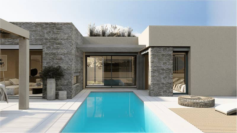 Cozy residential complex of villas with pools and gardens in Chania, Crete, Greece — photo 7
