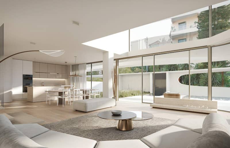 New complex of apartments with private swimming pools close to the golf club, Glyfada, Greece — photo 3