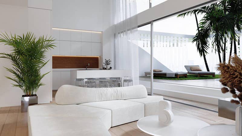 New complex of apartment with private swimming pools at 100 meters from the beach, in the center of Voula, Greece — photo 3
