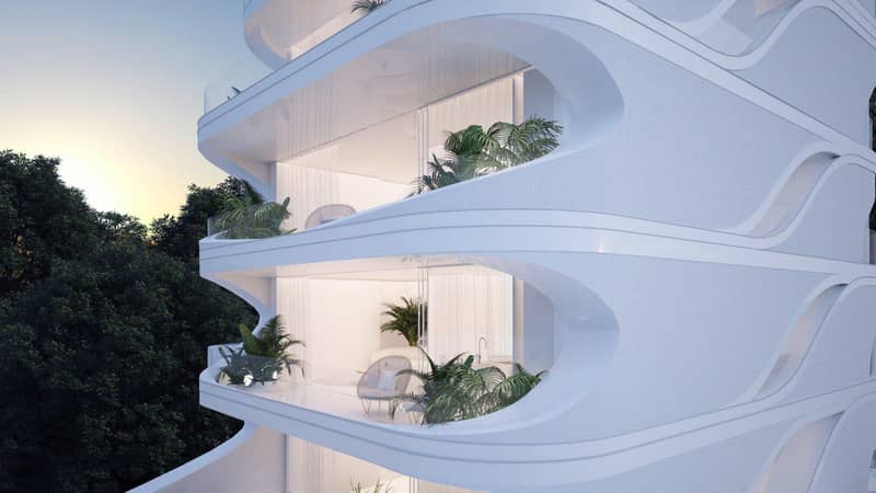 New complex of apartment with private swimming pools at 100 meters from the beach, in the center of Voula, Greece — photo 11