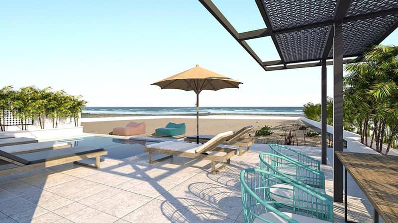 New complex of villas with swimming pools on the first sea line, Gerani, Greece — photo 3