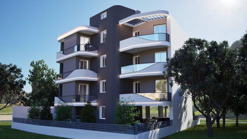 New apartments in a building with parking, Chania, Crete, Greece — photo 9