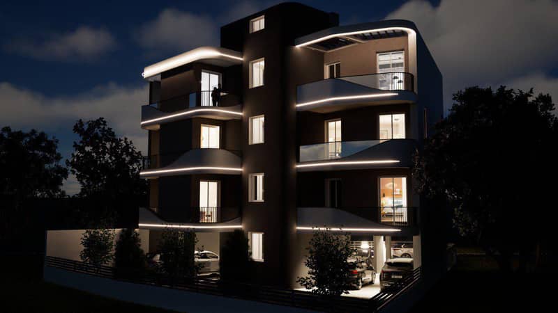 New apartments in a building with parking, Chania, Crete, Greece — photo 12
