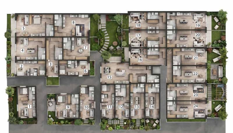 Modern lofts in a complex with a swimming pool and parking, Nea Erythraia, Athens, Greece — photo 11