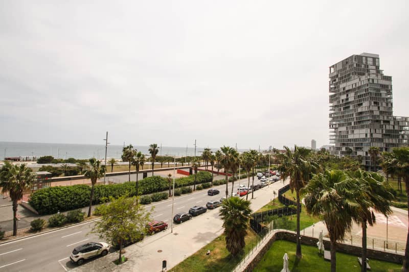Квартира с видом на море и город в комплексе Diagonal - Illa del Mar, Барселона — фото 19