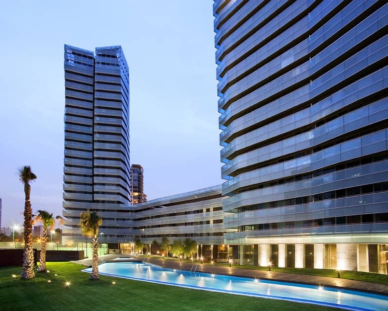 Квартира с видом на море и город в комплексе Diagonal - Illa del Mar, Барселона — фото 5