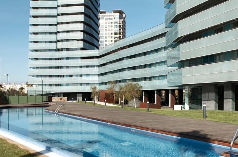 Квартира с видом на море и город в комплексе Diagonal - Illa del Mar, Барселона — фото 4